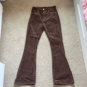 super cute shein brown flare jeans